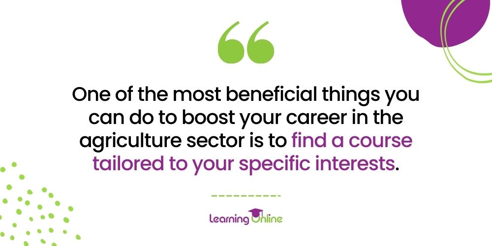 Find a course tailored to your specific interests infographic