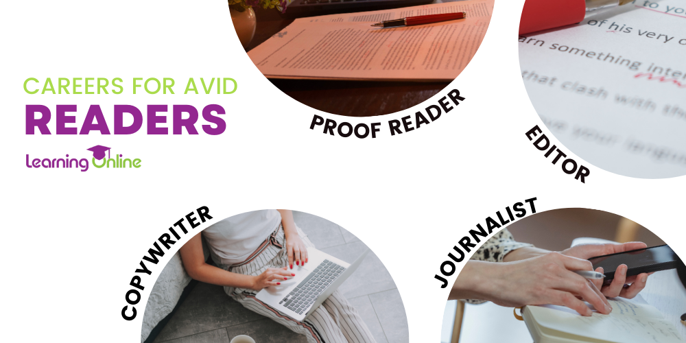 Careers for avid readers infographic 1