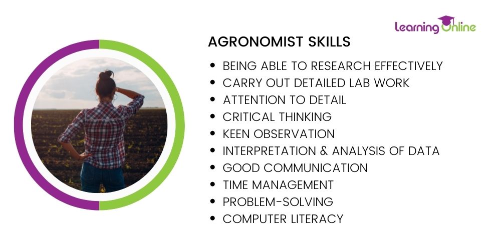 Agronomist skills infographic